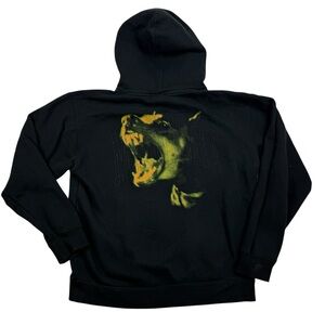 Midnight Organic 1991 Numbers Hoodie Medium Larry June Midnight Dog Bark Rare